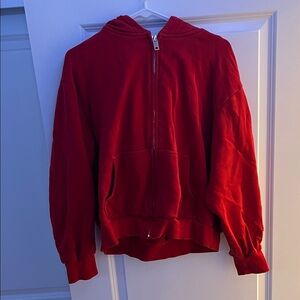 I.AM.GIA Bold Red Hooded Sweater